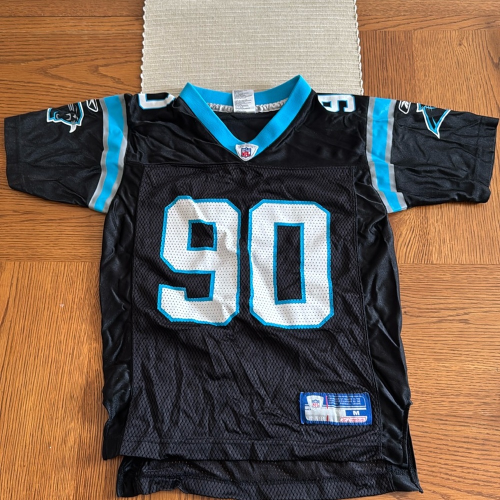 Carolina Panthers kids Medium Julius peppers jersey NFL